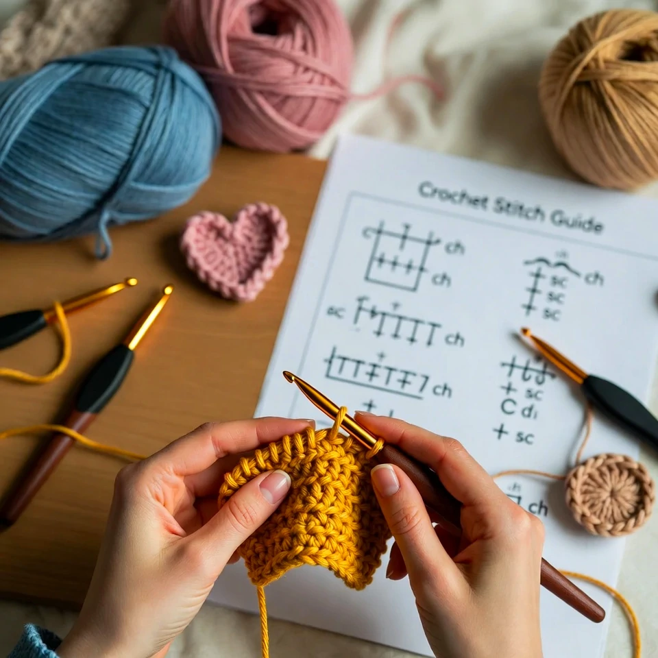 Crochet Tutorials - Step-by-step guides for beginners and advanced
