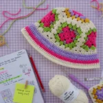 Granny Square Bucket Hat Pattern crochet