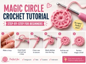 magic circle crochet tutorial