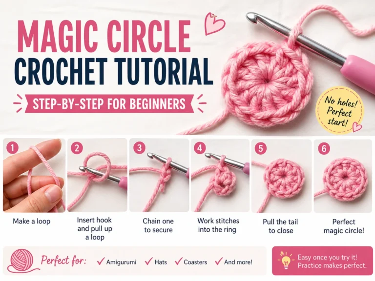 magic circle crochet tutorial