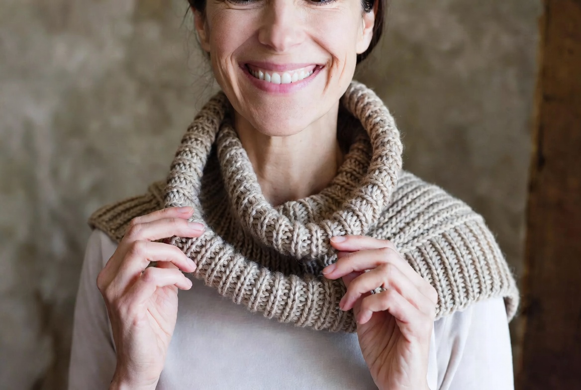 master the art of the warm autumn snood