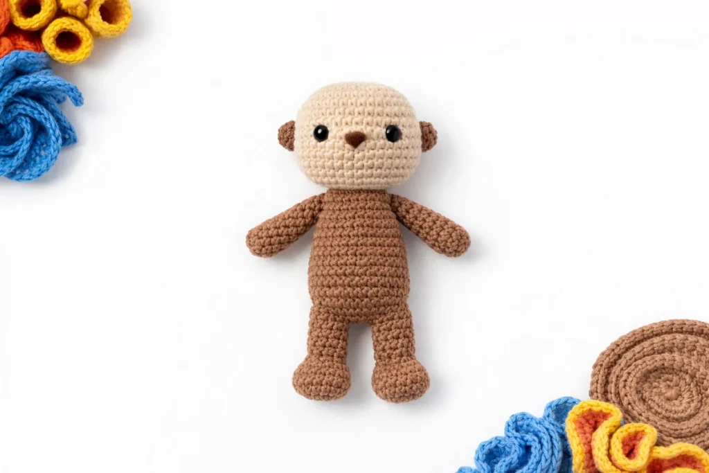 sea otter crochet pattern – easy amigurumi tutorial for beginners