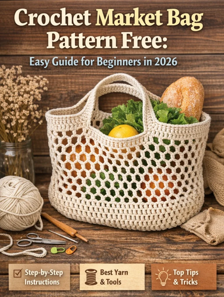 Crochet Market Bag Pattern Free: Easy Guide for Beginners in 2026