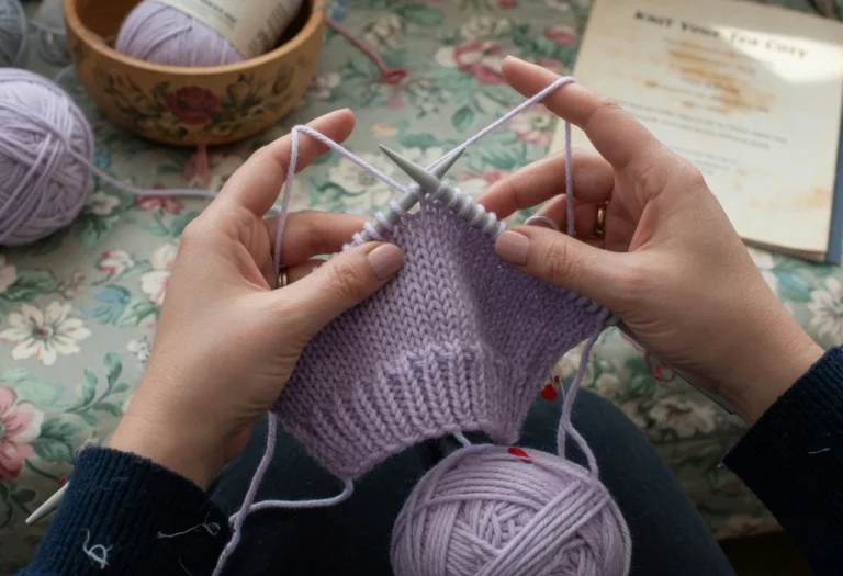 how to knit and purl english style