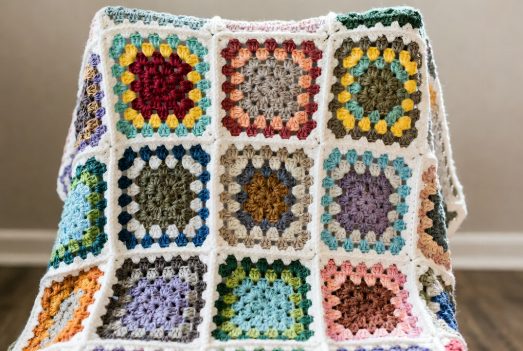 Scrappy Blankets CROCHET