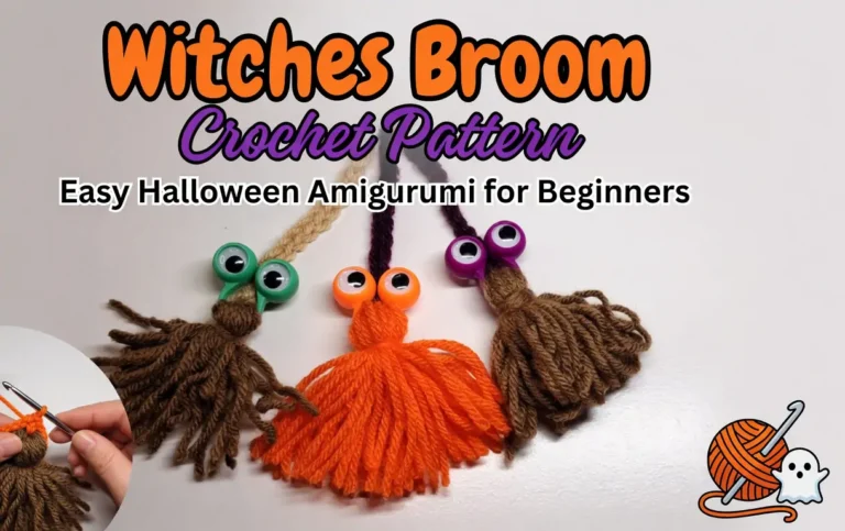 witches broom crochet pattern