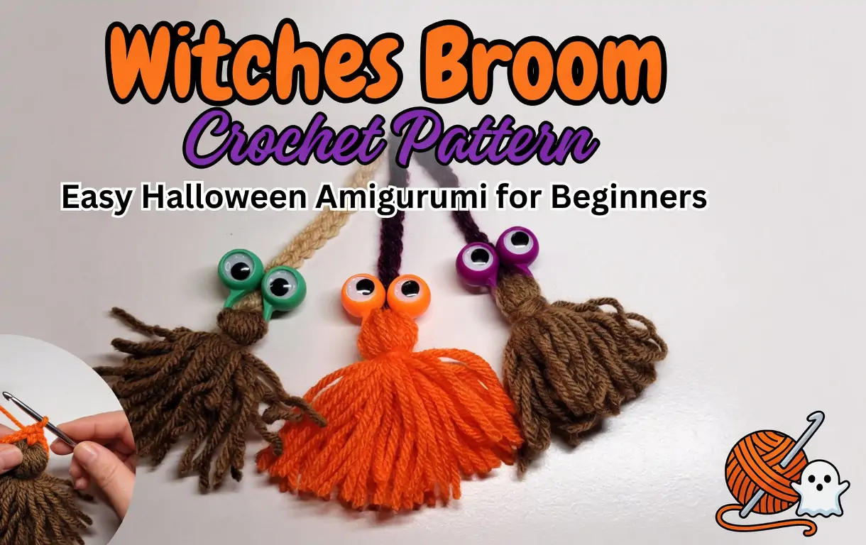 witches broom crochet pattern