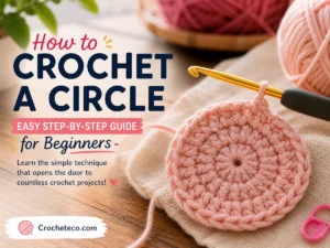 how to crochet a circle