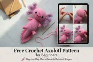 Free Crochet Axolotl Pattern