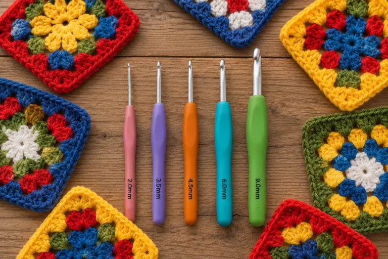 crochet hook for granny squares