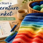 how to start a temperature blanket