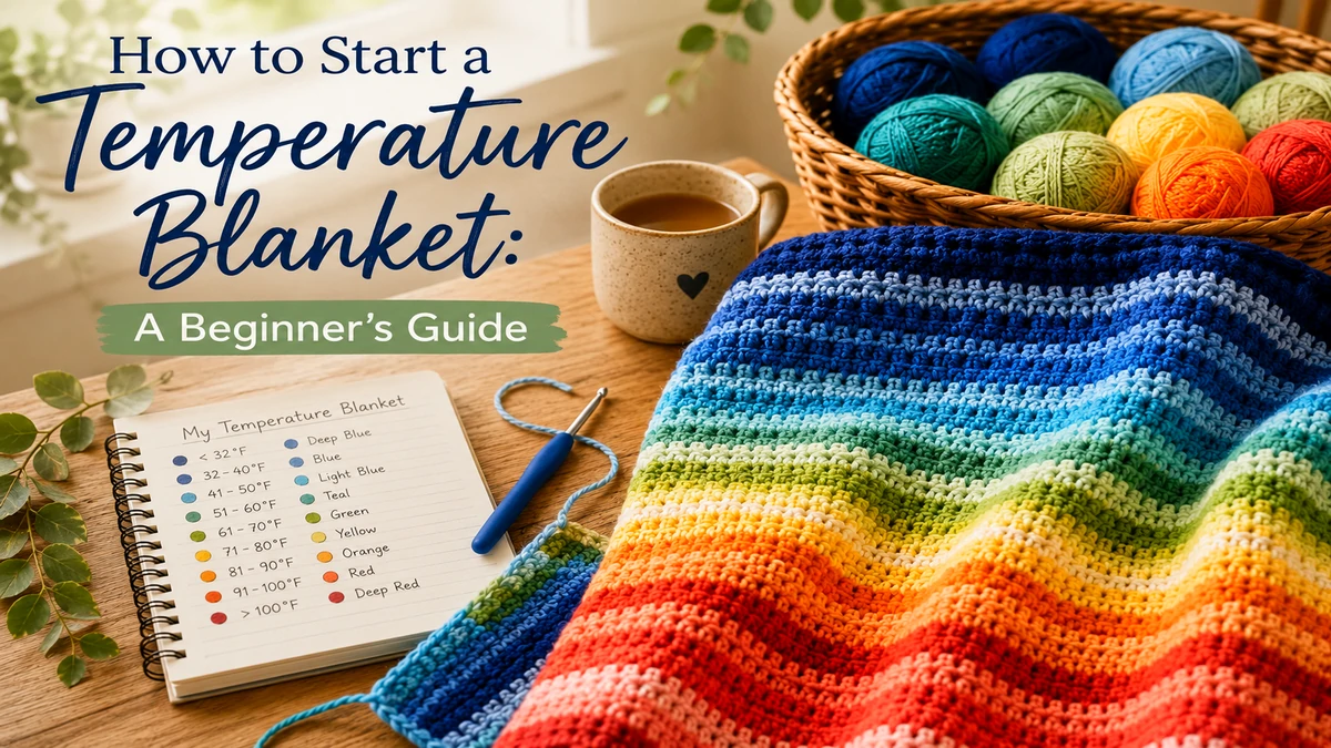 how to start a temperature blanket