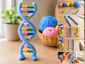 Crochet DNA Double Helix Pattern