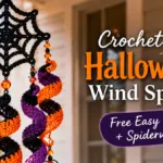 Crochet Halloween Wind Spinner